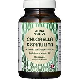 Aliga Aqtive Chlorella & Spirulina 250mg 300 stk