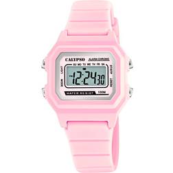 Calypso Junior 5802/3 Girl 33 mm Analogt Plexiglas 33 mm