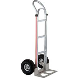 Magliner 500 lb. Capacity Aluminum Modular Hand Truck with Horizontal Loop Handle, Brace, and Pneumatic Wheels