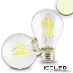 Isoled e27 led birne, 8w, klar, warmweiß dimmbar