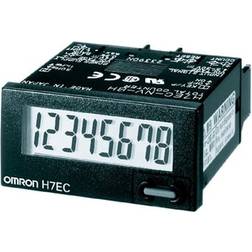 Omron Samlet Tæller, 1/32din 48x24 Mm Self-powered, Lcd, 8-cifret, 30cps/1kcps, No-v-indgang, Sort Urka