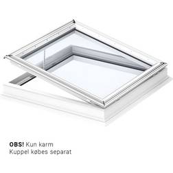Velux Integra Electric Flat Base 600 x 600 mm Aluminium Roof Window Triple-Pane 60x80cm