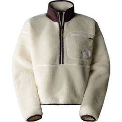 The North Face Women's Extreme Pile Pullover Gardenia White-coal Brown