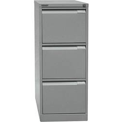 Bisley Hängeregistraturschrank silber 3 Schubladen 41,3 x 62,2 x 101,6 cm