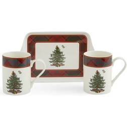 Spode Christmas Tree Tartan Set 2 Cup