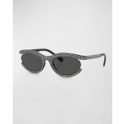 Swarovski SK6006 Solbriller - Black/Silver