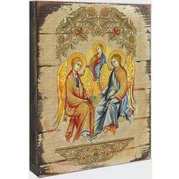 DesignoCracy G Debrekht Inspirational Icon Old Testament Trinity Painting on Figurine