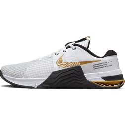 Nike Metcon 8 White Gold Suede Men's