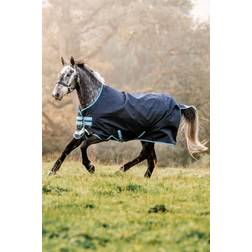 Horseware Amigo Bravo 12 Turnout Rug - Navy/Turquoise