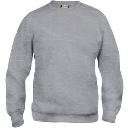 Clique Basic Round Neck Sweatshirt Unisex - Grey Melange