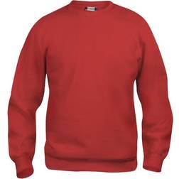 Clique Basic Round Neck Sweatshirt Unisex - Red