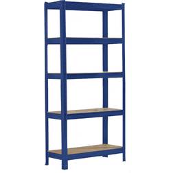 Neo Blue 5 Tier Shelving System