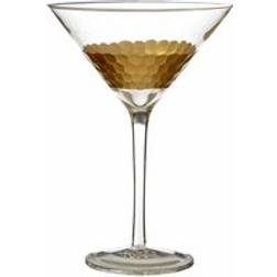 Premier Housewares Olivia's Set of 2 Amelia Clear Cocktail Honeycomb Drinking Glass