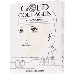 Gold Collagen hydrogel mask set of 4 masks