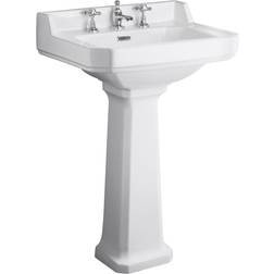 Hudson Reed Richmond Basin Comfort 560mm Wide 3 Tap