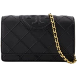 Tory Burch Fleming Soft Chain Wallet - Black