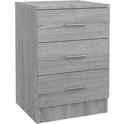 vidaXL 38x35x56cm Grey Sonoma Nattbord 35x38cm