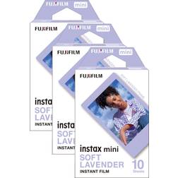 Fujifilm Instax Mini Soft Lavender Photo Pack of 30