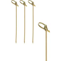 Papstar 40 stk Cocktailpinde spyd - bambus 6 cm Muddler