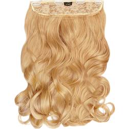 Lullabellz Super Thick Curly Clip In Hair Extensions 20 inch Caramel Blonde