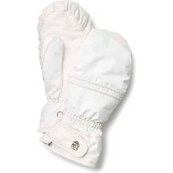 Hestra Primaloft Leather Mitt W - Ivory/Offwhite