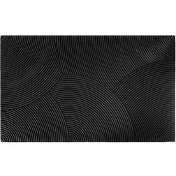 Evideco Reversible 30x 18 Door Mat Black