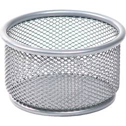 Office Depot Brand Mesh Paper Clip Holder, Silver