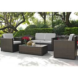 Crosley Furniture Palm Harbor 4 Outdoor Lounge Set