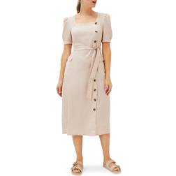 Phase Eight Women's Elletta Square Neck Linen Dress