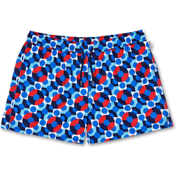 Happy Socks Illusion Dot Swim Blue