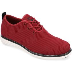 Vance Co. Wide Width Novak Sneaker Men's Red Sneakers