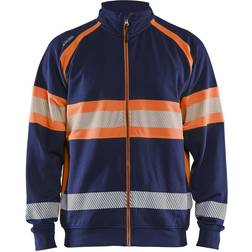 Blåkläder cardigan, Marine/Hi-Vis Orange