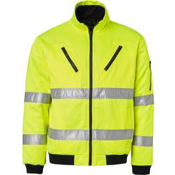 Top Swede 5016-10-03 Modell 5016 Hi Vis Winterjacke, Gelb, Größe