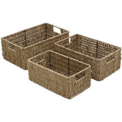 JVL Seagrass Basket 36cm 3pcs