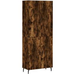 vidaXL Highboard Smoked Oak Förvaringsskåp 69.5x180cm