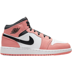 NIKE Air Jordan 1 Mid PS - Pink Quartz/Dark Smoke Grey/White