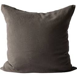Tell Me More Linen Taupe Hovedpudebetræk Brun, Beige (65x65cm)
