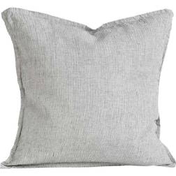 Tell Me More Taie Washed Linen 50x50 cm Pinstripe Housse de coussin Gris (50x50cm)