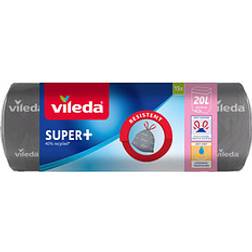 Vileda Super+ Waste Bags with Drain 10pcs 20L