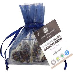 Bademeisterei Bio Sprudelbadeherzen - Lavendel