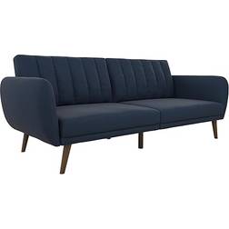 Novogratz Brittany Blue Sofa 81.5" 3 Seater