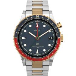 Timex Mens Waterbury Gents GMT Bracelet Watch TW2U90600
