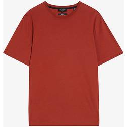 Ted Baker Tywinn Cotton T-Shirt Orange Dark