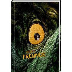 Coppenrath Freundebuch: Meine Freunde mit Wendepailletten-Patch (T-Rex World)