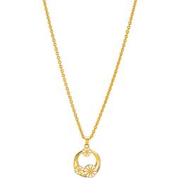 Lund Copenhagen Marguerit Necklace - Gold/White