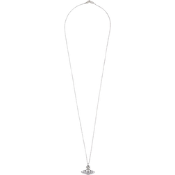 Vivienne Westwood Thin Lines Orb Pendant Necklace - Silver