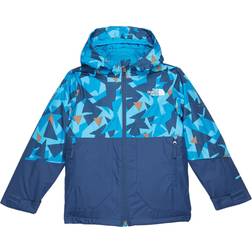 The North Face Kid's Freedom Insulated Jacket - Acoustic Blue Triangle Camo Print