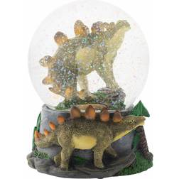 Stegosaurus dinosaur friends 100mm musical water globe plays born free