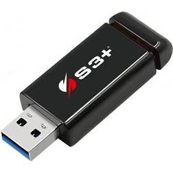 S3+ S3plus S3pd3109128bk-r Click Chiavetta Usb 128gb Usb3.1 Nero Rosso