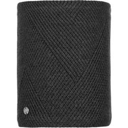 Buff Disa Knitted & Polar Neck Warmer Unisex - Black